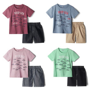 Ensemble de vêtements d'été pour enfants tendance 2022, t-shirt à motif de dessin animé + short, ensemble de 2 pièces pour enfants, ensembles de vêtements pour garçons - Product Image 6