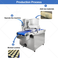 Machine de fabrication de biscuits de petite taille HNOC, machine à fabriquer des biscuits danois de différentes formes