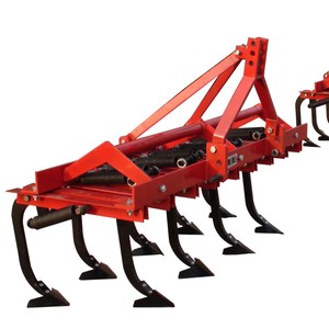 Cultivateur agricole à 4 rangs à dents à ressort rouges pour l'ameublissement du sol de maïs et de soja - Product Image 1