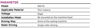 Ronmack RM-PG Industrial Flat-Bed Overlock <b>Machine</b> Small Roller for Garment Factory Computerized High Productivity - Product Image 4