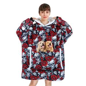 Sudadera con capucha de aguacate para adulto, forro polar portátil, manta, sudadera de gran tamaño, 2022 - Product Image 1