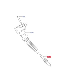 Bujía Original para Land Rover Discovery LR4, Range Rover RRS, <span class=keywords><strong>Velar</strong></span> 3.0L, LR050998, LR041664, C2Z28434, 0041593903 - Product Image 2