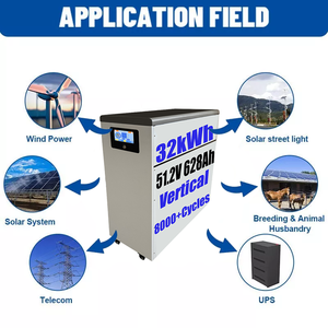 แบตเตอรี่ลิเธียมไอออนฟอสเฟต 51.2V 628Ah 32kWh สำหรับระบบพลังงานแสงอาทิตย์ภายในบ้านแบบออฟกริด พร้อมระบบจัดการแบตเตอรี่ (BMS) ความจุสูง อายุการใช้งานยาวนาน - Product Image 2