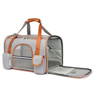 Sac de transport pour animaux de compagnie, approuvé par les compagnies aériennes, confortable, souple et de qualité supérieure, pour chien et chat, portable - Product Image 2