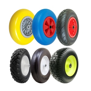 Hoogwaardig 4.80/4.00-8 lekbestendig wiel/polyurethaan PU-schuimwiel - Product Image 4