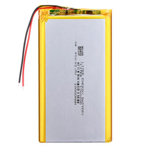 Baterai Li-po 1260100 3.7V 10000mAh Kapasitas Tinggi yang Dapat Diisi Ulang - Product Image 1