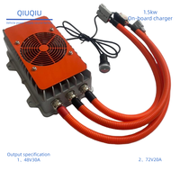 Chargeur de voiture électrique multi-tension embarqué Byd2024 48V 30A OBC, chargeur étanche avec communication EV intégrée (CAN)