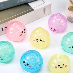 Nouveau style TPR, jouets anti-stress mignons à presser, jouets pour bébés, colorés, bleu, jaune, rose, blanc, en forme de goutte d'eau, jouets pour soulager le stress - Product Image 3