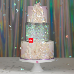 Klare Acryl füllbare Kuchen Toppie Lieferungen für Hochzeit Geburtstag Kinder DIY Überraschung Kuchenst änder Acryl Kuchen boxen - Product Image 5