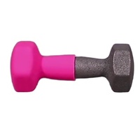Ensemble d'haltères hexagonales en fonte revêtues de néoprène pour femmes, 3 kg, pour la musculation à domicile, couleur et logo personnalisés, JUNSHANG