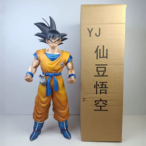 Figurine de <span class=keywords><strong>manga</strong></span> Dragon Senzu Bean Son Goku Super <span class=keywords><strong>Saiyan</strong></span> de la série YJ de 32 cm, statue en PVC, figurine d'anime, jouet, cadeau - Product Image 2