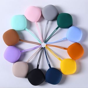 Cross-Border Cute <b>Mini</b> Silicone Coin Purse Portable Canvas <b>Pouch</b> and Headphone Bag for Students <b>Mini</b> Wallet Storage - Product Image 3