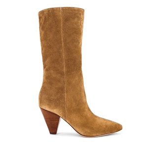 <span class=keywords><strong>Bottes</strong></span> <span class=keywords><strong>mi</strong></span>-mollets à talon conique en faux <span class=keywords><strong>daim</strong></span> marron bout pointu dames <span class=keywords><strong>bottes</strong></span> courtes au genou grande taille botte femme - Product Image 4