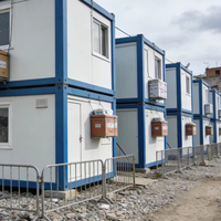 Maison conteneur moderne en acier à prix abordable, grande, à 3 étages, avec toilettes, salle de bain et cuisine