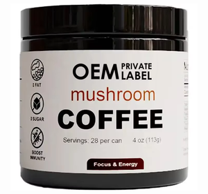 Café de Melena de León de Marca Propia, Chaga, Cordyceps, Reishi en Polvo, Apoyo Inmunológico Natural para Adultos - Product Image 1