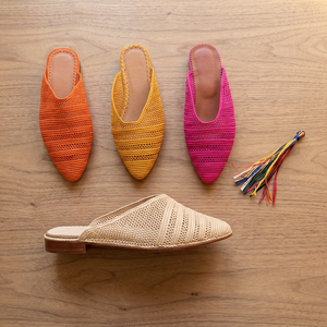 Baho Raffia <b>Slippers</b> - Product Image 1