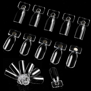 Lot de 50 éventails magnétiques transparents pour nuancier de couleurs d'ongles, présentoir d'ongles, palette de vernis gel pour salon, outil de démonstration de manucure - Product Image 4