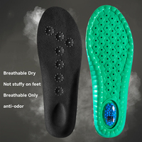 Semelles intérieures sportives unisexes en cuir, amorti haute densité, absorbant la transpiration, anti-odeur, respirantes, design respirant, antichoc toute la journée