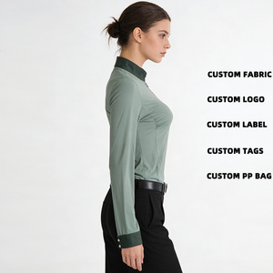 Camisa Ecuestre de Manga Larga para Mujer ARLAN, Diseño Refrigerante de Alta Moda para Competencia de Equitación - Product Image 2