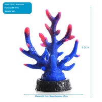 Corail artificiel pour aquarium, en PE+PVC, pour aménagement paysager d'aquarium, plante aquatique, décoration de corail simulé, pour table de sable d'hôtel