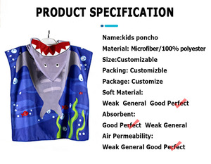 <span class=keywords><strong>Poncho</strong></span> <span class=keywords><strong>de</strong></span> plage pour enfants en microfibre sans sable à bon prix, <span class=keywords><strong>poncho</strong></span> <span class=keywords><strong>de</strong></span> <span class=keywords><strong>bain</strong></span> à capuche super économique pour enfants, serviette <span class=keywords><strong>de</strong></span> change personnalisée pour enfants - Product Image 2