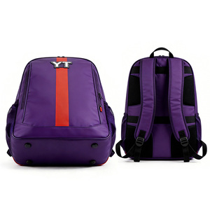 Sac à dos multifonctionnel violet YT pour activités de plein air, <span class=keywords><strong>randonnée</strong></span>, grande capacité, sac de <span class=keywords><strong>raquette</strong></span> de badminton, sac de tennis, sac de fitness - Product Image 4