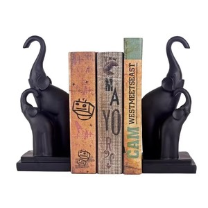 Customized Resin Craft <strong>3D</strong> Animal Elephant Nonskid <strong>Bookends</strong> for School Home Office Decor - Product Image 2