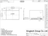 Écran tactile LCD TFT de 10,1 pouces 1280*800 550 Int 40 broches Interface LVDS Tout temps