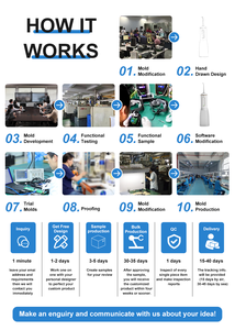 Portatile per irrigatore orale luce UV IPX7 impermeabile casa da viaggio pulitore elettrico acqua Flosser Display digitale orale - Product Image 4