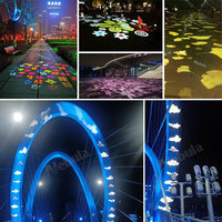 Projecteur Gobo publicitaire extérieur en alliage d'aluminium IP65 300W LED pour parcs à thème, monuments et projets touristiques