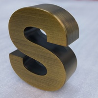 Letrero con Logotipo Cortado con Láser 3D Personalizado, Letras Metálicas Resistentes a la Intemperie para Exteriores, para Rótulos con Nombre de Empresa
