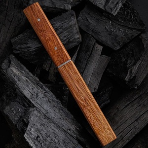 Cuchillo Táctico Personalizable Kikuta DIY, Hoja Fija de Acero Inoxidable, Mango de Madera, Uso en Exteriores, Funda Incluida, OEM, 1 Año de Garantía - Product Image 3