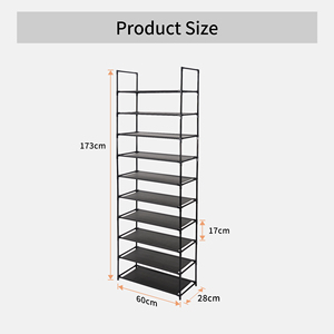 Multifunctional DIY Modular Eco-Friendly Foldable Shoe Organizer Large Capacity Transparent Drawers <b>Hooks</b> for Garage <b>Tools</b> Bag - Product Image 5