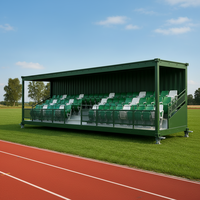Tribune modulaire en métal certifiée CE, fournie directement par l'usine, pour stade de football avec sièges en gradins