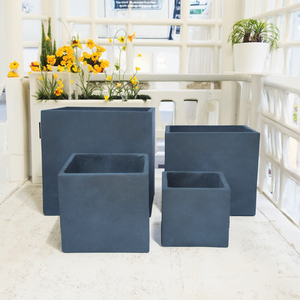 Grand pot carré en fibre d'argile de haute qualité pour fleurs ou bonsaï, écologique et léger, pour l'arrosage des plantes d'intérieur et d'extérieur - Product Image 6