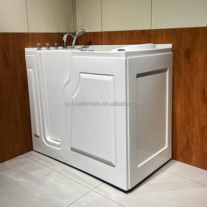 <span class=keywords><strong>Baignoire</strong></span> autoportante compacte en acrylique <span class=keywords><strong>avec</strong></span> <span class=keywords><strong>porte</strong></span>, design moderne, fonction massage, <span class=keywords><strong>pour</strong></span> hôtels et petits espaces de salle de bain <span class=keywords><strong>pour</strong></span> seniors - Product Image 4