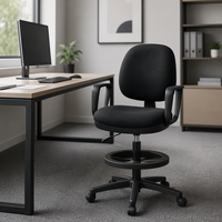 Chaise de bureau moderne minimaliste en maille, avec soutien lombaire et accoudoirs réglables, vente en gros