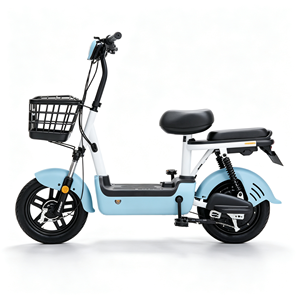 Bicicletta <span class=keywords><strong>Elettrica</strong></span> da Città 14 Pollici, Motore 350W 48V, Telaio in Acciaio, Batteria al Piombo-Acido, Scooter per Trasporto Merci, 40-60km/h - Product Image 5