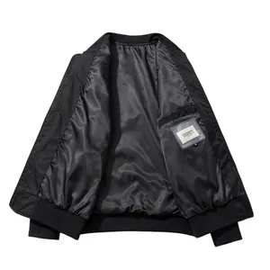 Blouson Bomber Homme LAYENNE <span class=keywords><strong>de</strong></span> Haute Qualité, Style Universitaire Tendance Hiver avec Broderie Lettres Baseball - Product Image 4