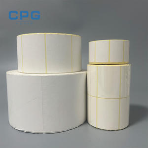 Etiqueta Térmica Personalizada OEM Sin Fenol de 4x6 Pulgadas (100x150mm) 120gsm Blanca en Formato Continuo para Logística - Product Image 1