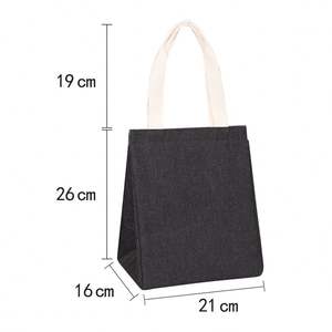 Portable Thickened Plaid Lunch <b>Box</b> Bag Office Worker Student Party Fresh-Keeping Insulation Promotional Tote Bags - Product Image 3