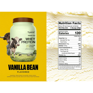Proteína de Suero de Leche de Animales Alimentados con Pasto, 24 g de Proteína, 5.4 g de BCAA, Favorece el Crecimiento Muscular Magro y la Recuperación Física - Product Image 5