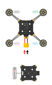 Borg 60R 4-in-1 Power Modul STM32G071N BL32 60A 4-8S Anti-Spark Filter Bidirektionaler DShot für RC FPV Flugzeug Starrflügler Drohne - Product Image 3