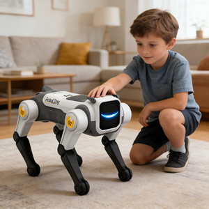 Robot Perro Cuadrúpedo Inteligente en Oferta, Mascota Electrónica con IA, Interacción por Voz, Control Remoto, Aplicación Móvil, Sistema Dual - Product Image 4