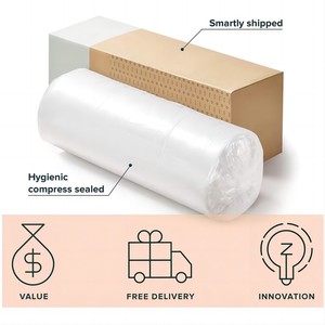Norna Compressed Roll up Foam Bed <b>Mattress</b> in a Box Bedroom Furniture Double Twin Size Pocket Spring <b>Mattresses</b> Home Fur - Product Image 3