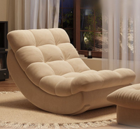 2026 Neues Modell Mond-Schaukelstuhl & Relaxsessel – Moderner drehbarer Polster-Loungesessel für Erwachsene, Schlafzimmer & Wohnungsnutzung