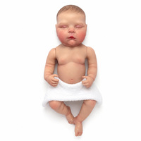 Muñeca Bebé Reborn de 18 Pulgadas (45 cm), Muñeca Recién Nacida Realista, Muñeca Coleccionable Pintada a Mano para Niños