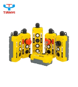 T-2Kシリーズ ユニバーサルリモコン 3穴ボタンボックス付き スイッチ1個 セレクタースイッチ（テールリフト用） 防水スイッチ - Product Image 4