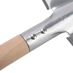 Stainless Steel Garden Shovel With Wooden Handle For Digging Soil And Beachcombing - Product Image 2