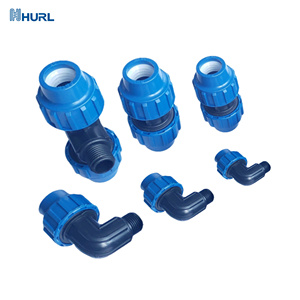 Raccords à <span class=keywords><strong>compression</strong></span> en PP bleu <span class=keywords><strong>raccord</strong></span> de tuyau en plastique pour connecteur de système d'irrigation agricole joint rapide - Product Image 3